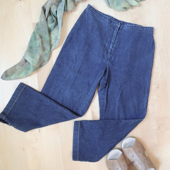 LOFT Petites Blue Stretch Denim Capri Jeans 6P - Picture 1 of 7